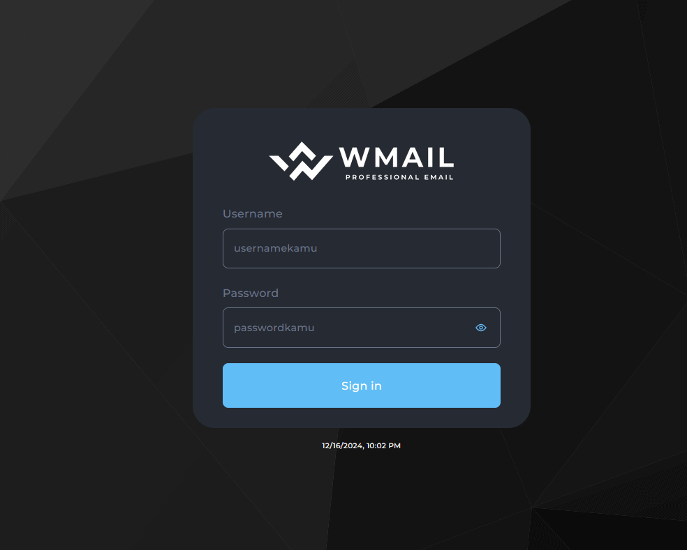 Login ke Panel Kontrol